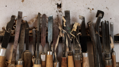 Traditional Woodworking Hand Tool Used to Remove Shavings